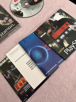 Resident Evil 3 Nemesis PS1 Pal Uk
