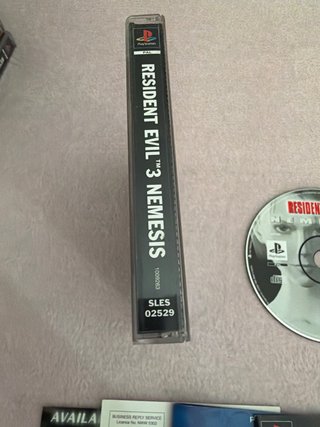 Resident Evil 3 Nemesis PS1 Pal Uk