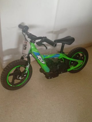 Bicicleta eléctrica infantil verde RXF