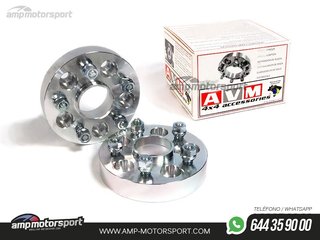 SEPARADORES DOBLE ANCLAJE AVM 31MM PARA TOYOTA RAV4