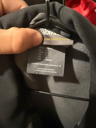 Chaqueta Jack Wolfskin Negra Talla M