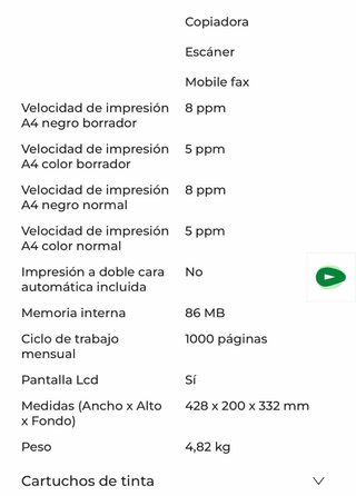 Impresora HP DeskJet 4200e Series