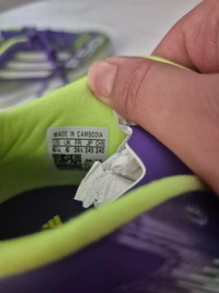 Scarpe da calcio Adidas viola/verde