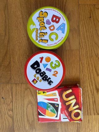 Lote 3 giochi: Dobble, Spot It! e UNO