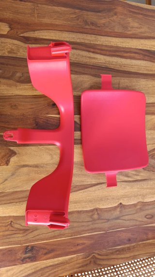 Complemento trona rojo