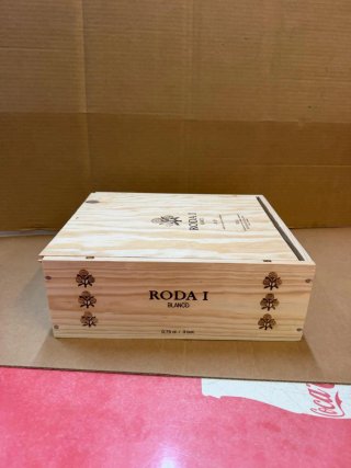 Caja de madera Roda I Blanco