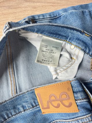 Lee Jeans W34 Azul original rectos