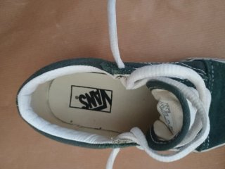 Tenis Vans Niños Verde