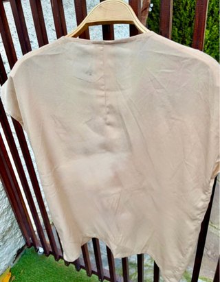 Blusa con pedrería Rocío Osorno - nueva -