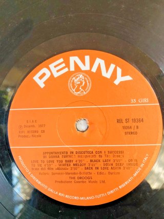 LP The Droogs Donna Summer Appuntamento Discoteca