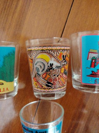 4 Bicchierini shot souvenir Australia
