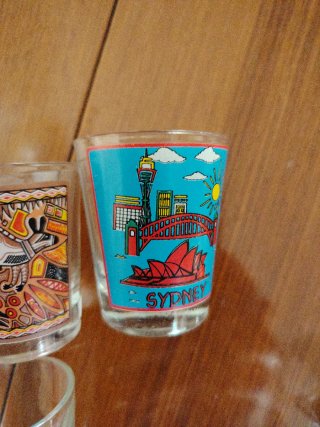 4 Bicchierini shot souvenir Australia
