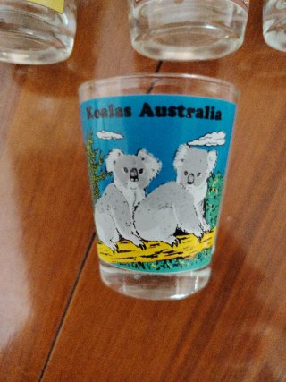 4 Bicchierini shot souvenir Australia