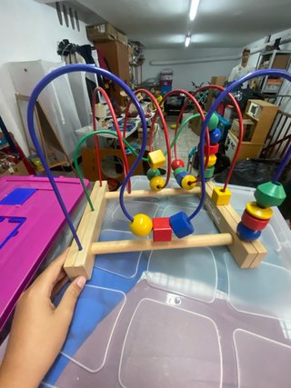 Laberinto de Cuentas de Madera para Niños