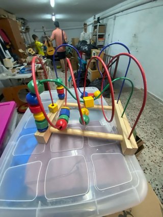 Laberinto de Cuentas de Madera para Niños
