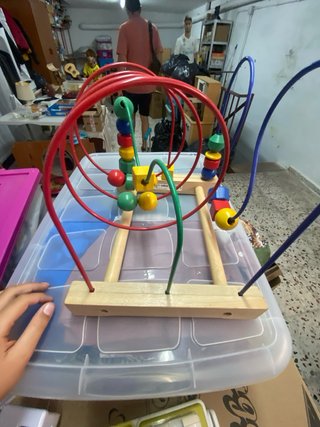Laberinto de Cuentas de Madera para Niños
