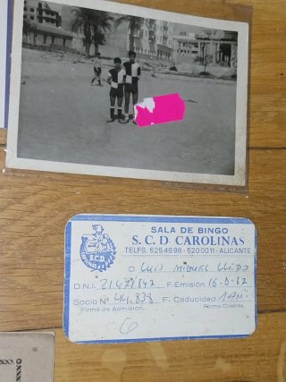 Carnet ALICANTE MILITAR ALFEREZ FOTOS Hercules