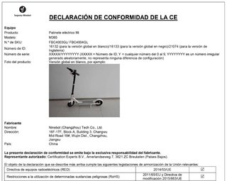 Patinete Eléctrico Xiaomi M365
