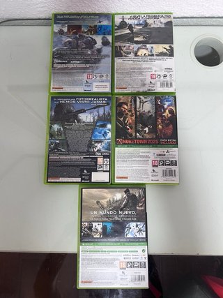 Lote 5 Giochi Call of Duty Xbox 360