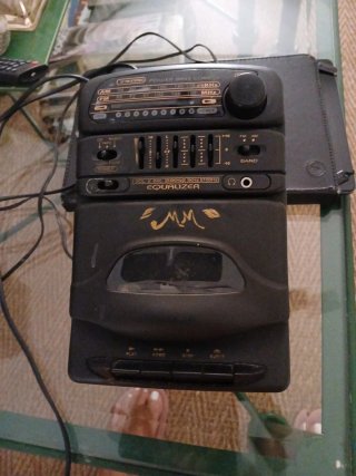 Radio Cassette Power Bass Combo Negra