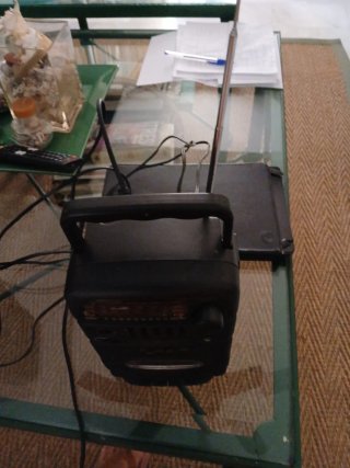 Radio Cassette Power Bass Combo Negra