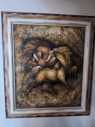Cuadro Decorativo Caballos