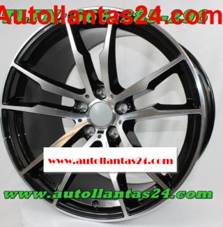 Pack 4 llantas para bmw x6 x5 vintage blac r117717