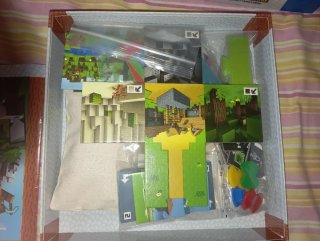 Minecraft juego de mesa. Héroes y villanos
