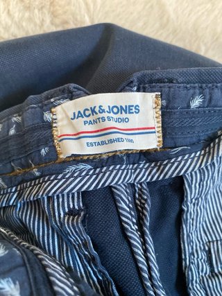 Pantaloni Chino Slim Jack & Jones Blu