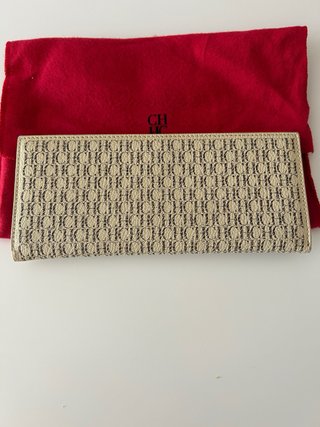 Cartera Carolina Herrera Roja y Multicolor