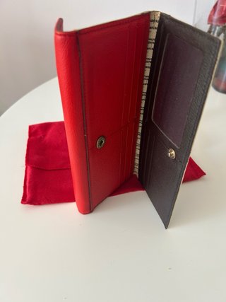 Cartera Carolina Herrera Roja y Multicolor