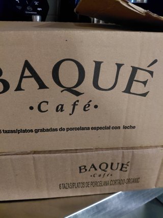 3 Cajas Tazas Café Porcelana