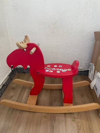Balancín Reno Rojo Infantil
