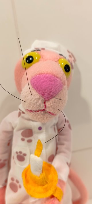 Peluche Pantera Rosa Pijama Vela Original