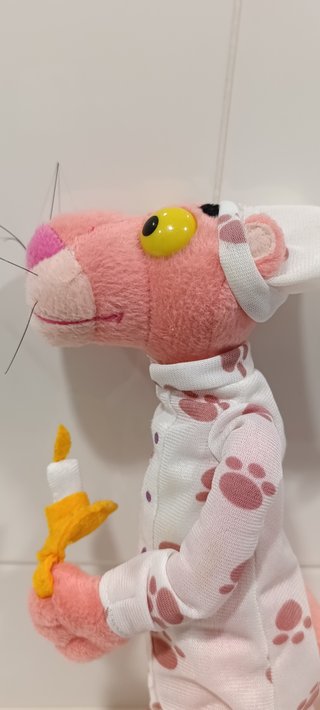 Peluche Pantera Rosa Pijama Vela Original