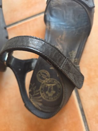 Sandalias panama jack negras