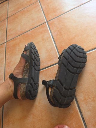 Sandalias panama jack negras