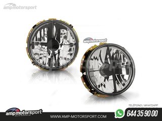 FAROS DELANTEROS CRUZ NEGRA PARA VOLKSWAGEN GOLF MK1