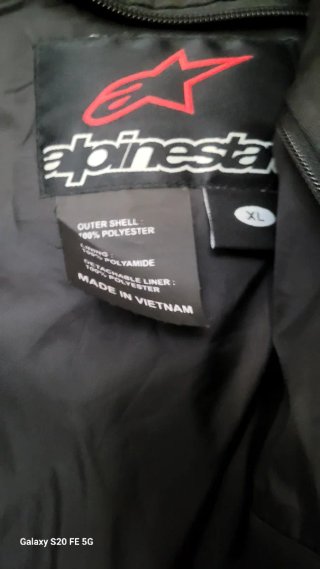 Chaqueta Moto Alpinestars Negra