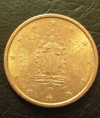 Moneda San Marino 2019 50 Céntimos