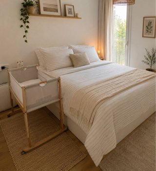 SnüzPod Studio Cuna/bassinet,Protector y 2 Sabanas