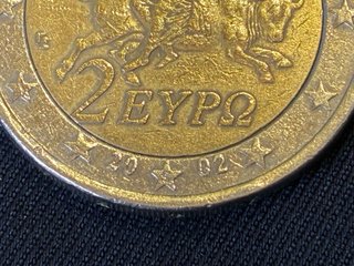 Moeda 2€ Grécia 2002 S