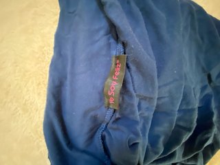 Pantaloni palazzo ampi blu elettrico