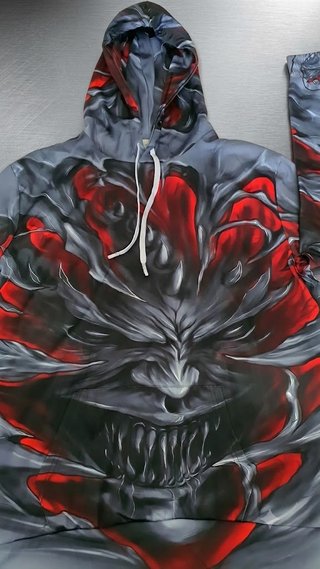 Unisex Graphic Pullover Hoodie – Dark Fantasy Demo