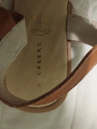Sandalias Comfort Marrón y Dorado
