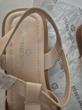 Sandalias Etereo Beige