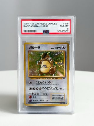 Carta Pokémon Kangaskhan Jungle 1997 PSA 8