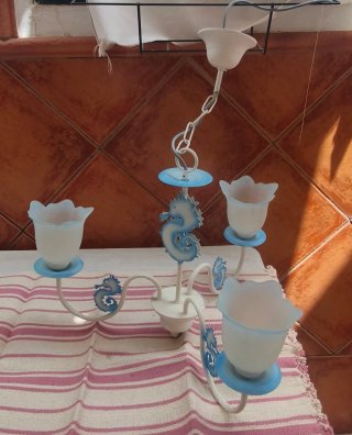 Lámpara infantil caballitos de mar