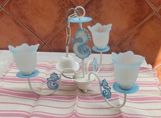 Lámpara infantil caballitos de mar