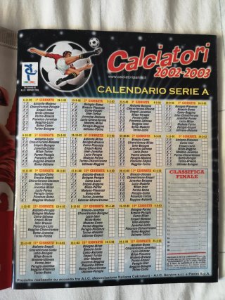 Album figurine Calciatori Panini 2002-2003